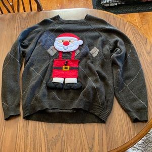 Homemade ugly Christmas sweater size large